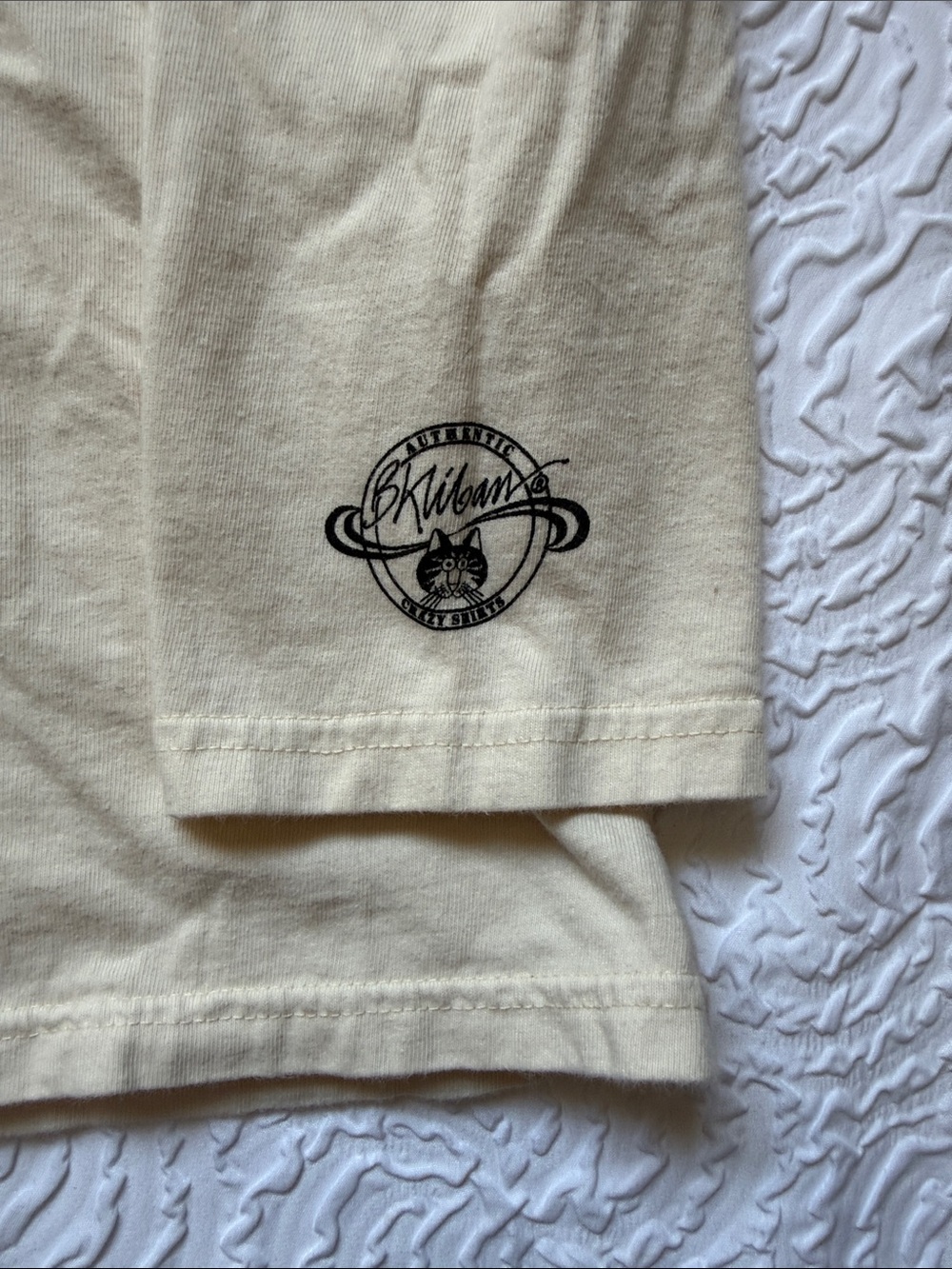 Cat Fish Graphic Long-Sleeve Tee - Cream - Crazy Shirts - Picture 4 of 10